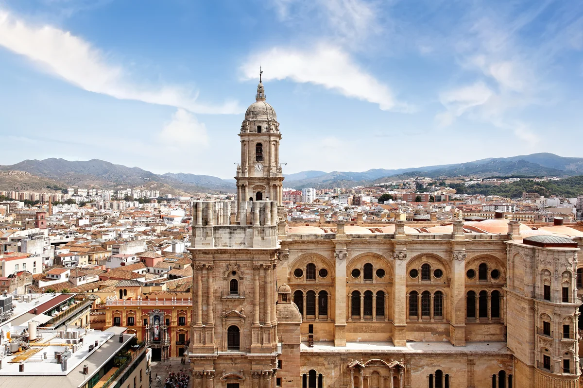 View of Málaga - a perfect place to relax and enjoy your jacuzzi