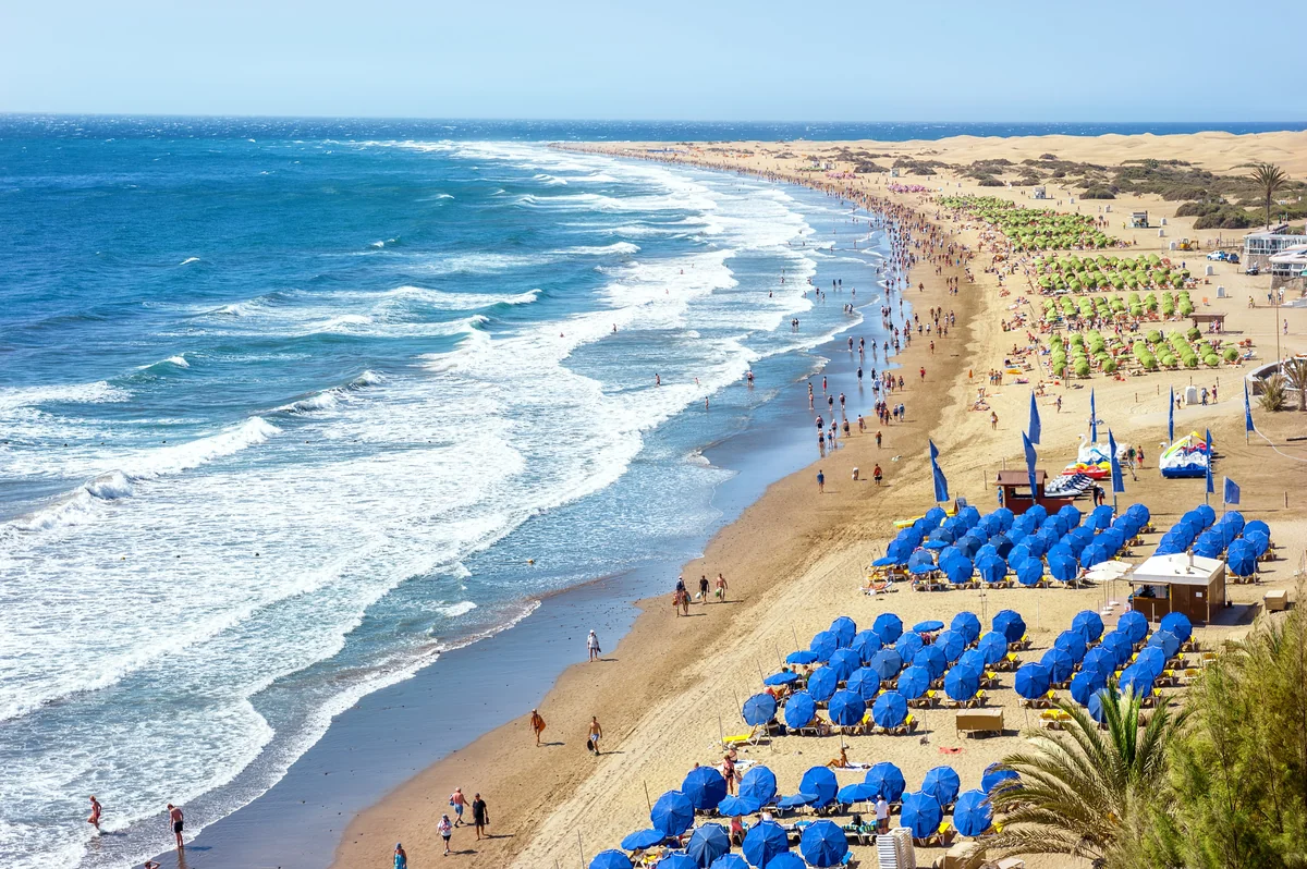 View of Maspalomas - a perfect place to relax and enjoy your jacuzzi