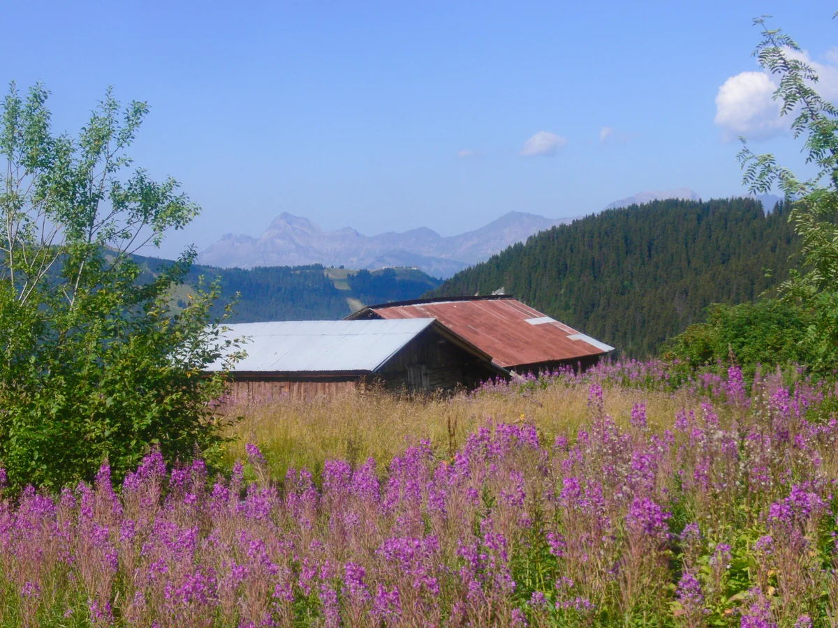 View of Megève - a perfect place to relax and enjoy your jacuzzi
