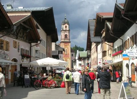 View of Mittenwald - a perfect place to relax and enjoy your jacuzzi