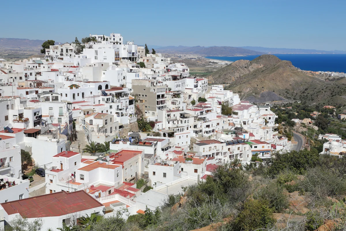 View of Mojacar - a perfect place to relax and enjoy your jacuzzi