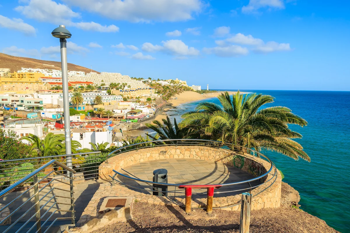 View of Morro Jable - a perfect place to relax and enjoy your jacuzzi