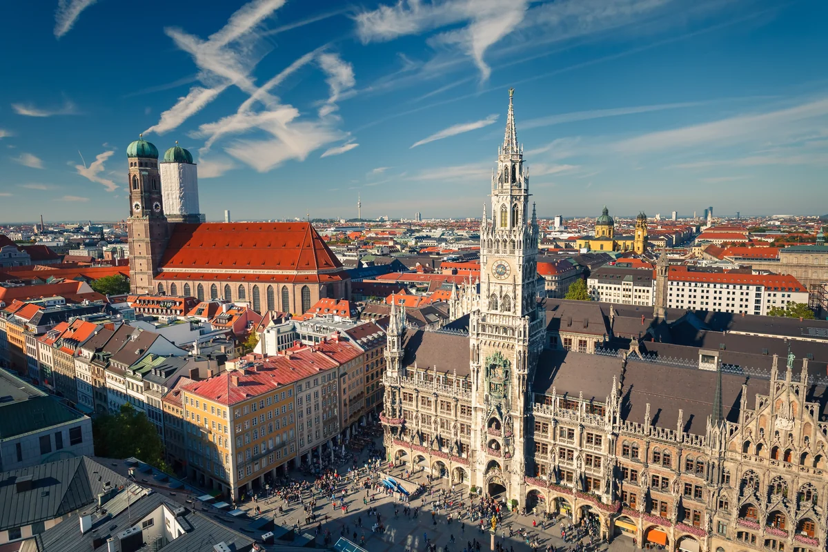 View of Munich - a perfect place to relax and enjoy your jacuzzi