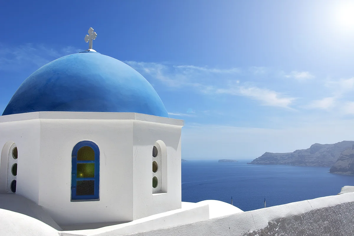View of Mykonos-Town - a perfect place to relax and enjoy your jacuzzi