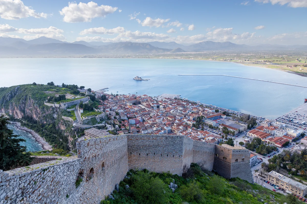 View of Nafplio - a perfect place to relax and enjoy your jacuzzi