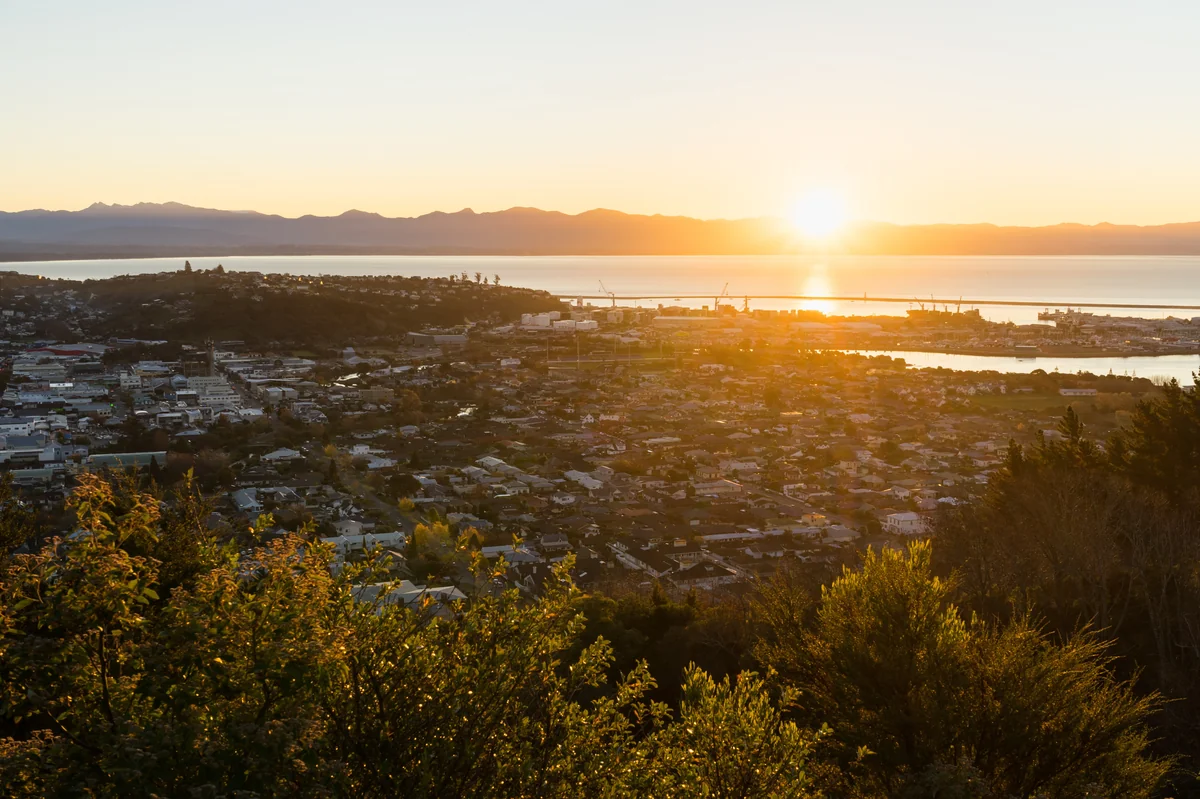 View of Nelson - a perfect place to relax and enjoy your jacuzzi