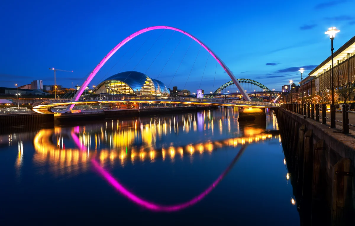 View of Newcastle upon Tyne - a perfect place to relax and enjoy your jacuzzi