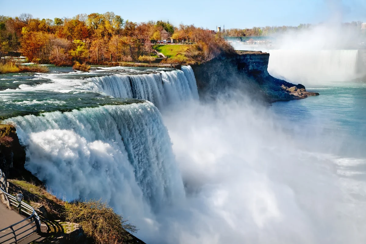 View of Niagara Falls - a perfect place to relax and enjoy your jacuzzi