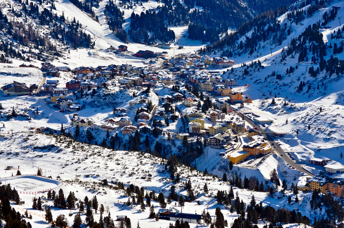 View of Obertauern - a perfect place to relax and enjoy your jacuzzi