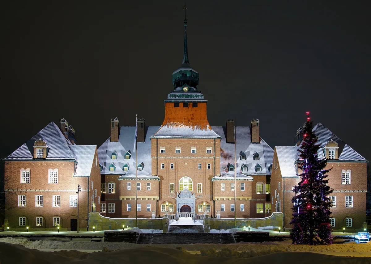 View of Östersund - a perfect place to relax and enjoy your jacuzzi