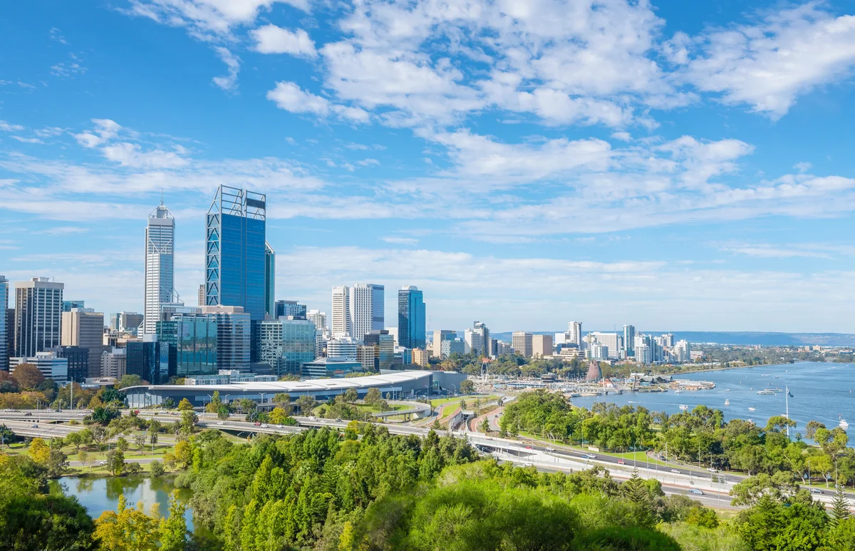 View of Perth - a perfect place to relax and enjoy your jacuzzi