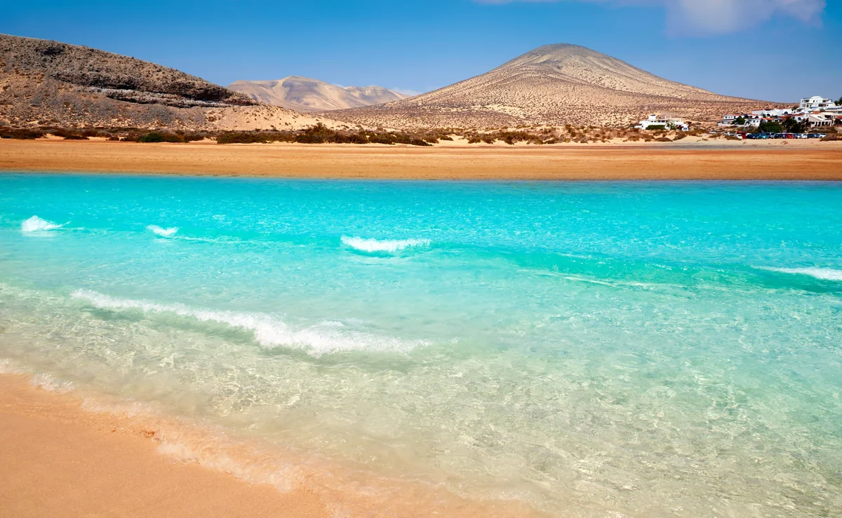 View of Playa de Jandia - a perfect place to relax and enjoy your jacuzzi