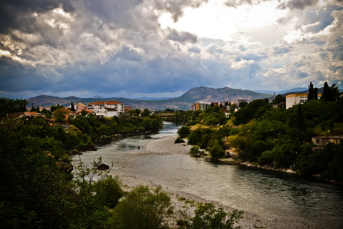 View of Podgorica - a perfect place to relax and enjoy your jacuzzi