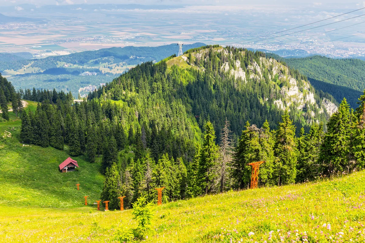 View of Poiana Braşov - a perfect place to relax and enjoy your jacuzzi