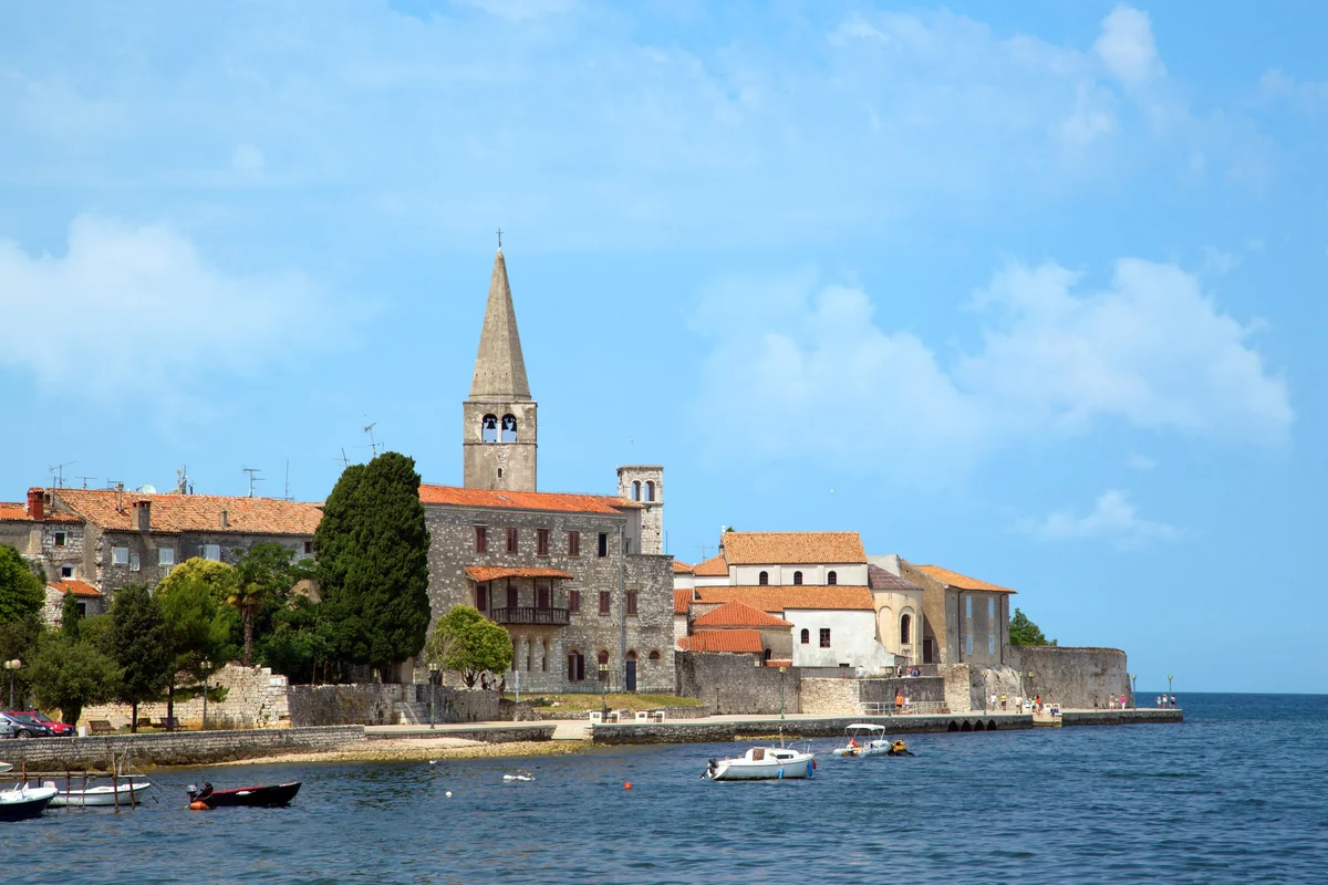 View of Porec - a perfect place to relax and enjoy your jacuzzi