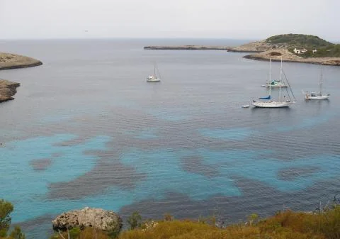 View of Portinatx - a perfect place to relax and enjoy your jacuzzi