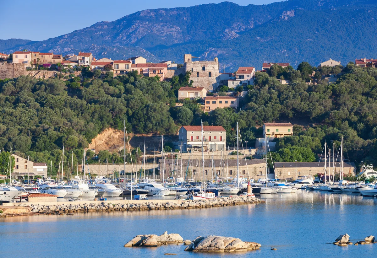 View of Porto-Vecchio - a perfect place to relax and enjoy your jacuzzi