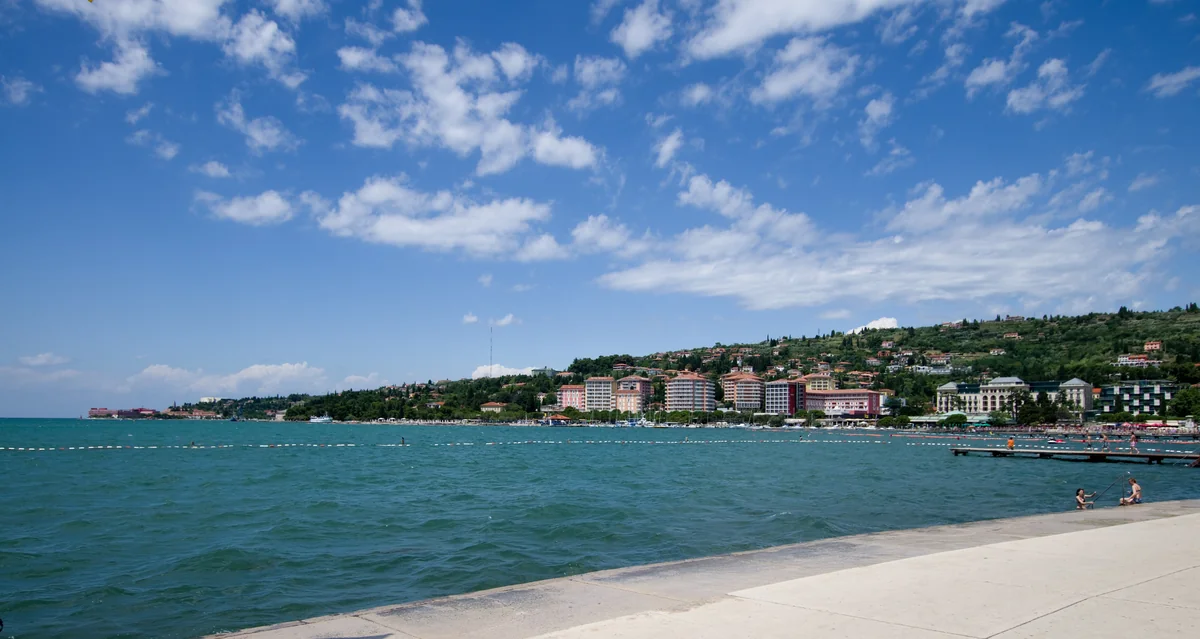 View of Portorož - a perfect place to relax and enjoy your jacuzzi