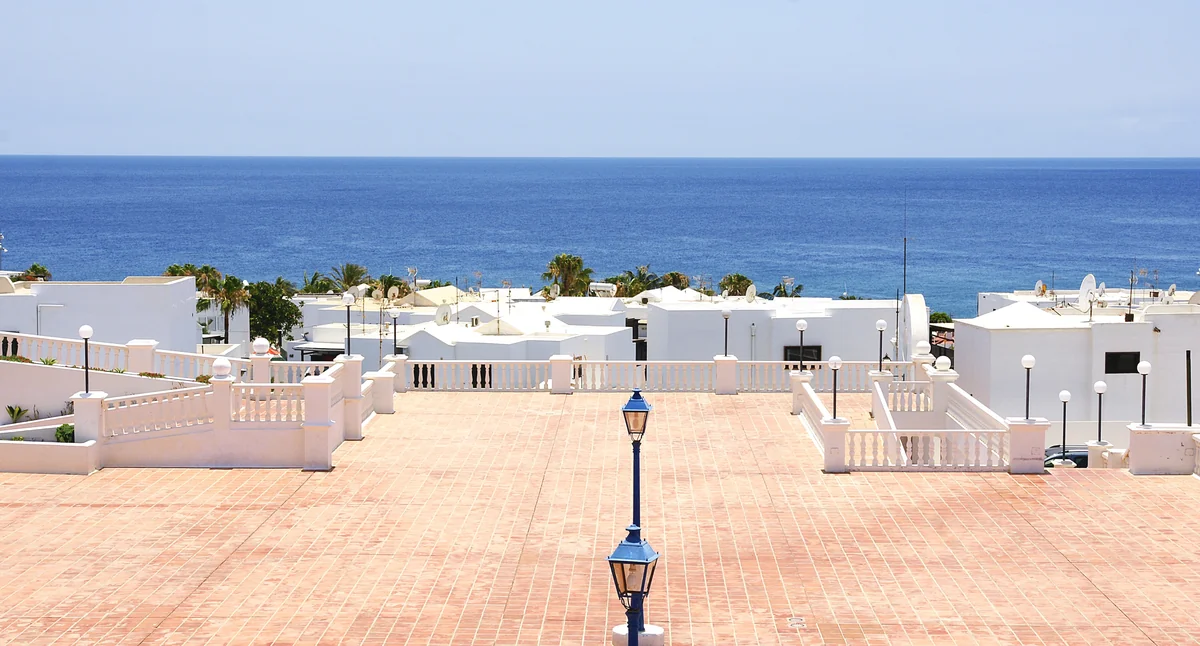 View of Puerto del Carmen - a perfect place to relax and enjoy your jacuzzi