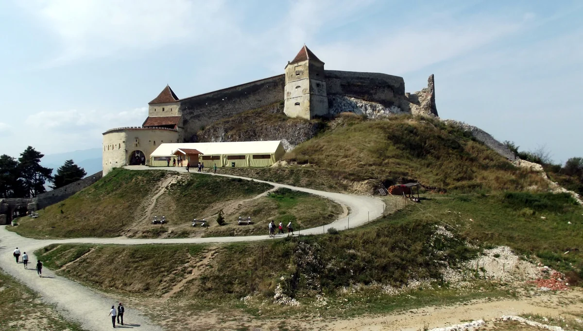 View of Râşnov - a perfect place to relax and enjoy your jacuzzi