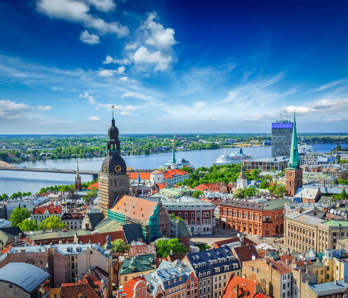 View of Riga - a perfect place to relax and enjoy your jacuzzi