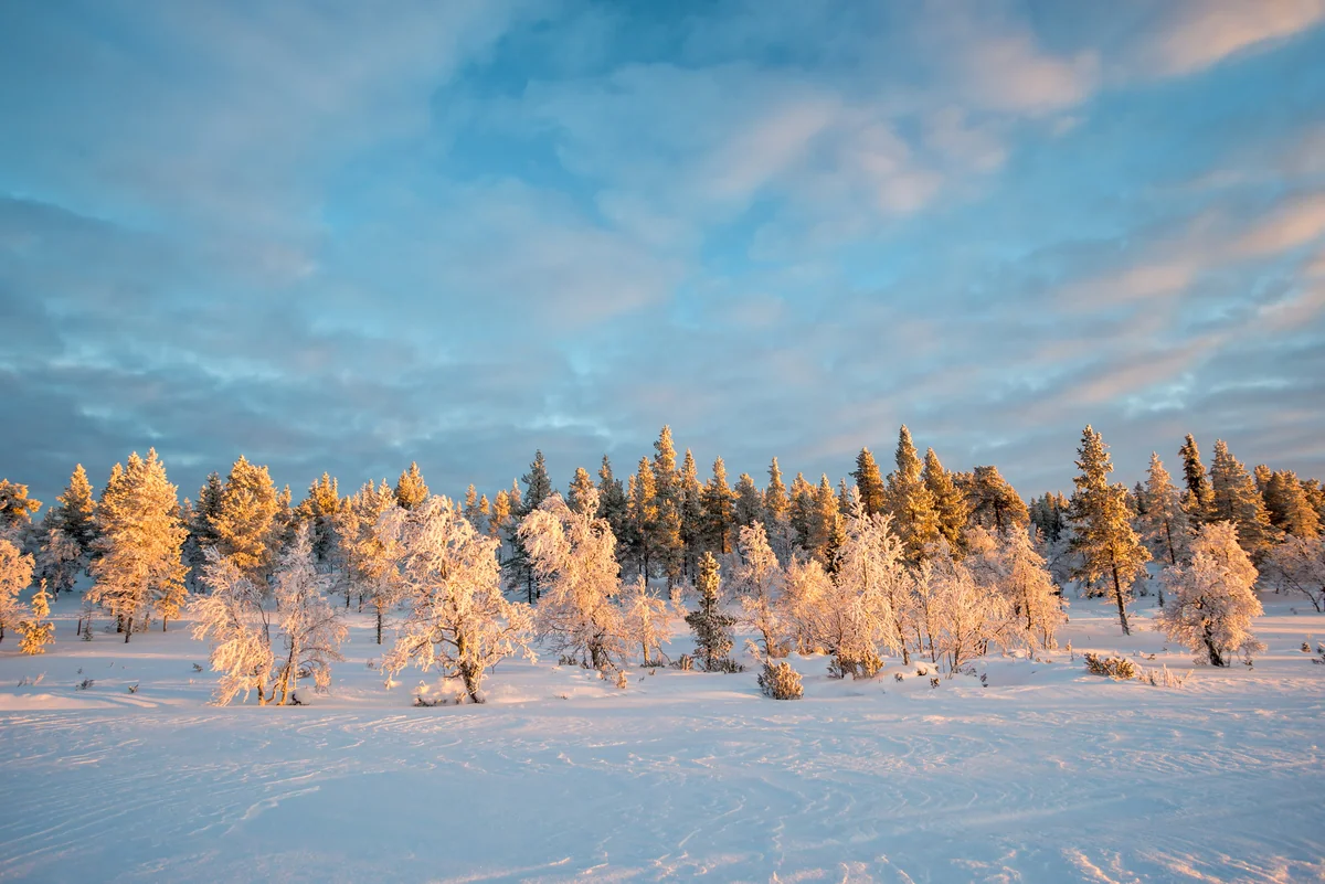 View of Saariselkä - a perfect place to relax and enjoy your jacuzzi