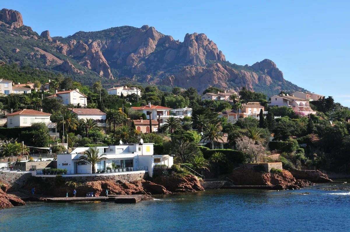 View of Saint-Raphaël - a perfect place to relax and enjoy your jacuzzi