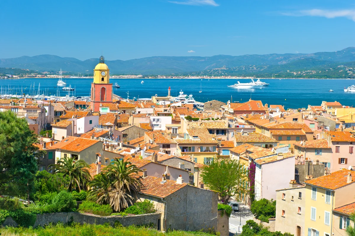 View of Saint-Tropez - a perfect place to relax and enjoy your jacuzzi