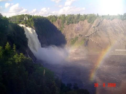 View of Sainte-Lucie-des-Laurentides - a perfect place to relax and enjoy your jacuzzi
