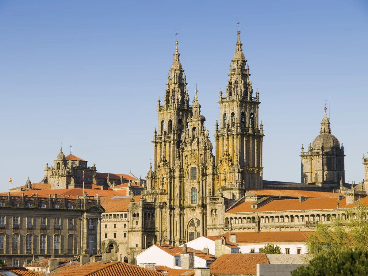 View of Santiago de Compostela - a perfect place to relax and enjoy your jacuzzi
