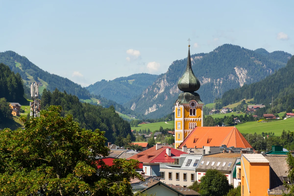 View of Schladming - a perfect place to relax and enjoy your jacuzzi