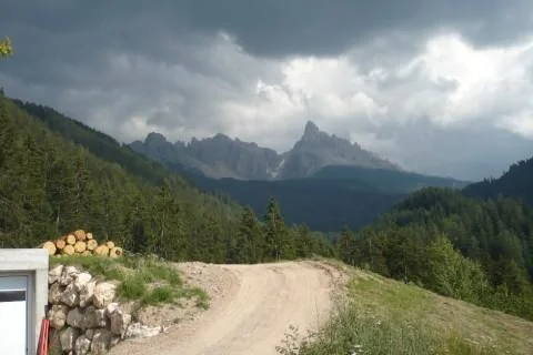 View of Selva in Val Gardena - a perfect place to relax and enjoy your jacuzzi