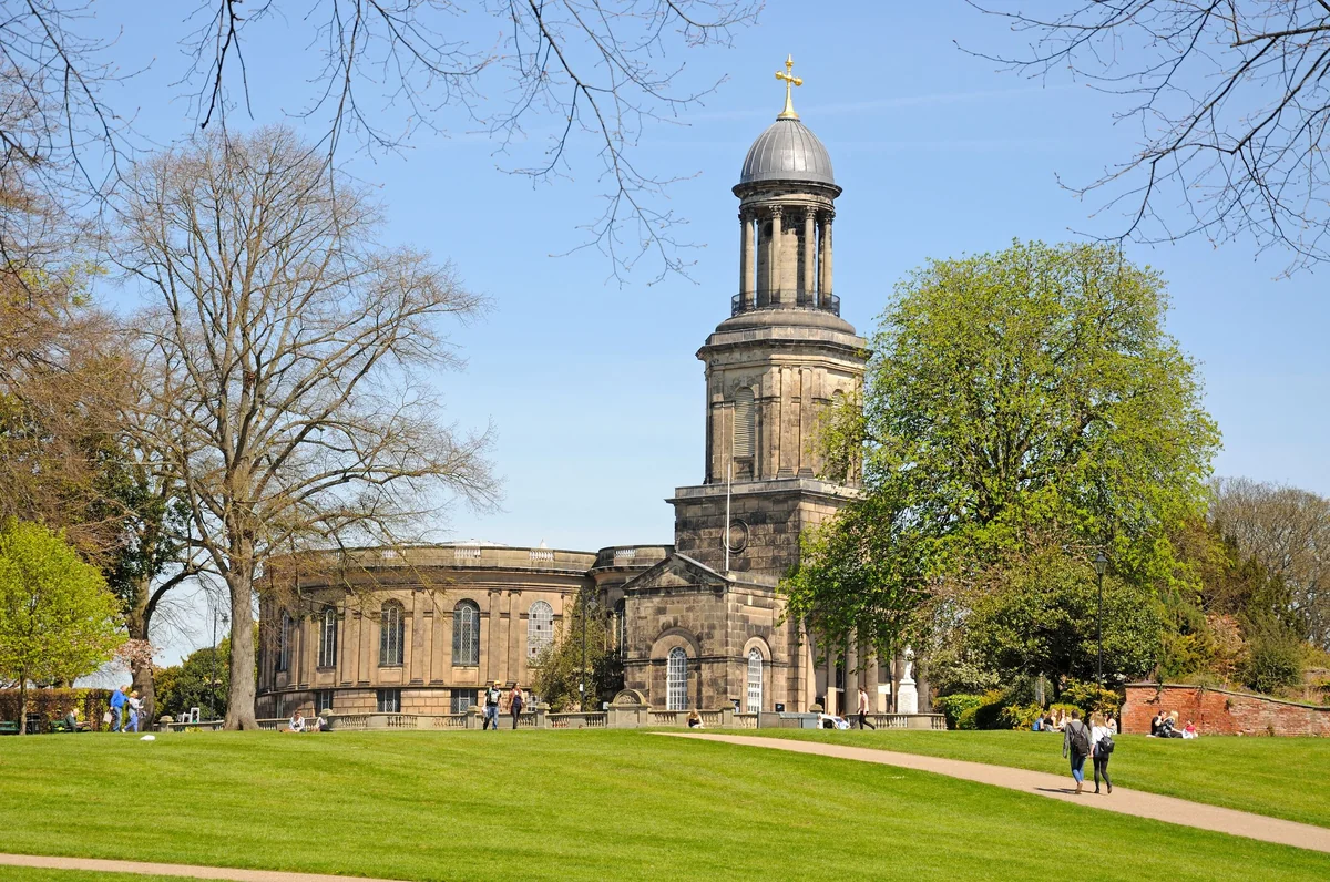 View of Shrewsbury - a perfect place to relax and enjoy your jacuzzi