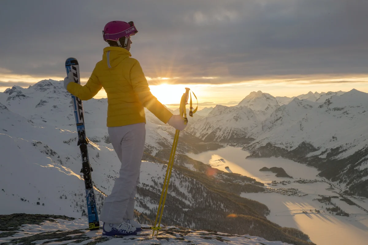 View of St. Moritz - a perfect place to relax and enjoy your jacuzzi