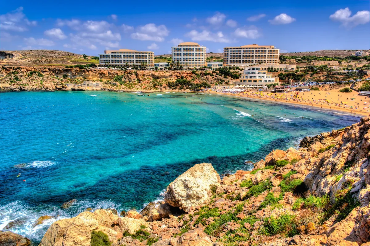 View of St. Paul's Bay - a perfect place to relax and enjoy your jacuzzi