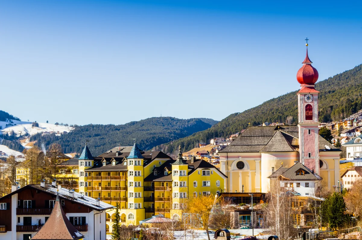 View of St. Ulrich - a perfect place to relax and enjoy your jacuzzi