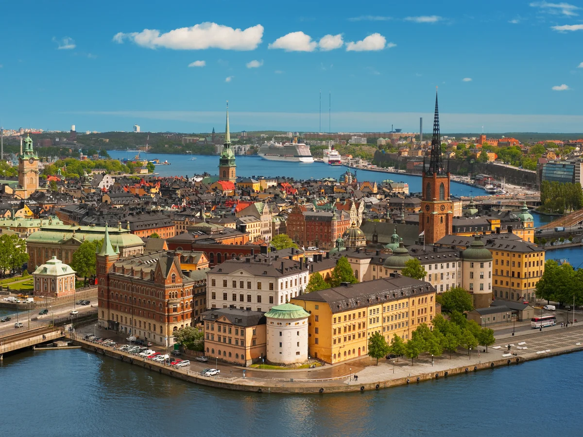 View of Stockholm - a perfect place to relax and enjoy your jacuzzi