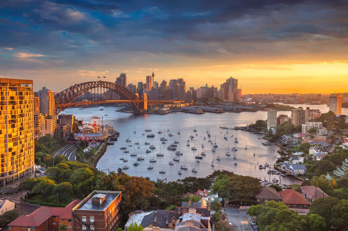 View of Sydney - a perfect place to relax and enjoy your jacuzzi