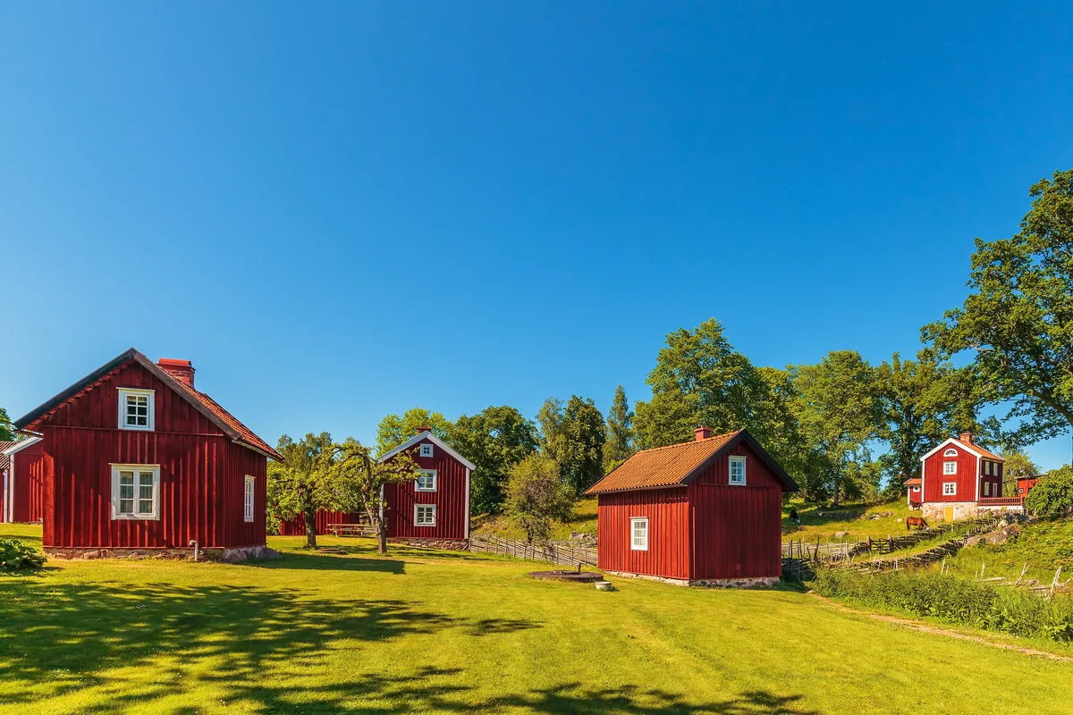 View of Tällberg - a perfect place to relax and enjoy your jacuzzi
