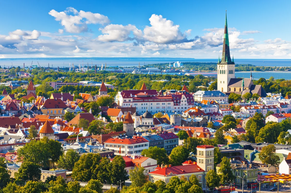 View of Tallinn - a perfect place to relax and enjoy your jacuzzi