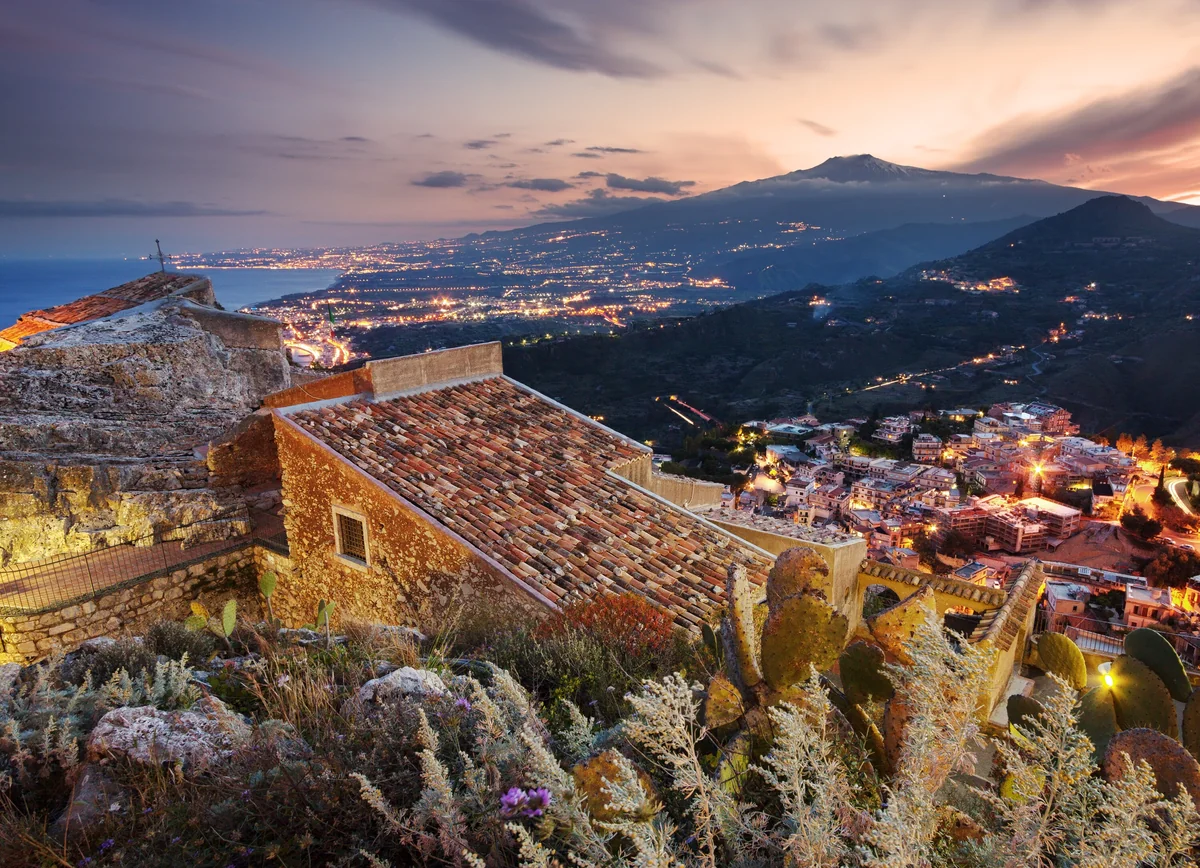 View of Taormina - a perfect place to relax and enjoy your jacuzzi