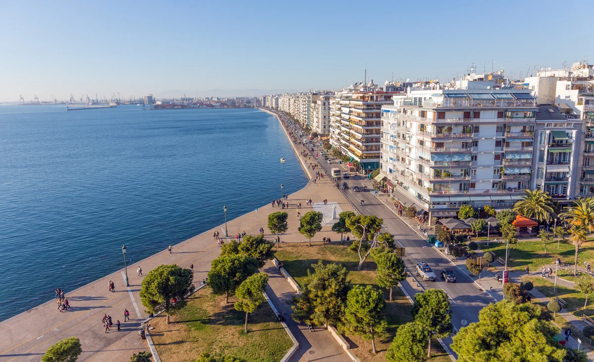 View of Thessaloniki - a perfect place to relax and enjoy your jacuzzi
