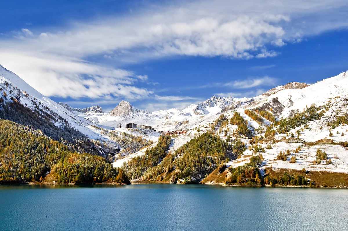 View of Tignes - a perfect place to relax and enjoy your jacuzzi