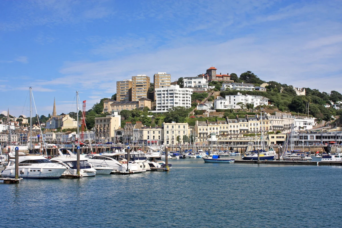 View of Torquay - a perfect place to relax and enjoy your jacuzzi