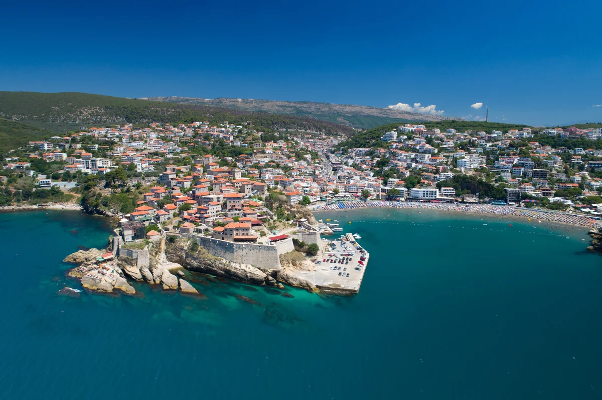 View of Ulcinj - a perfect place to relax and enjoy your jacuzzi