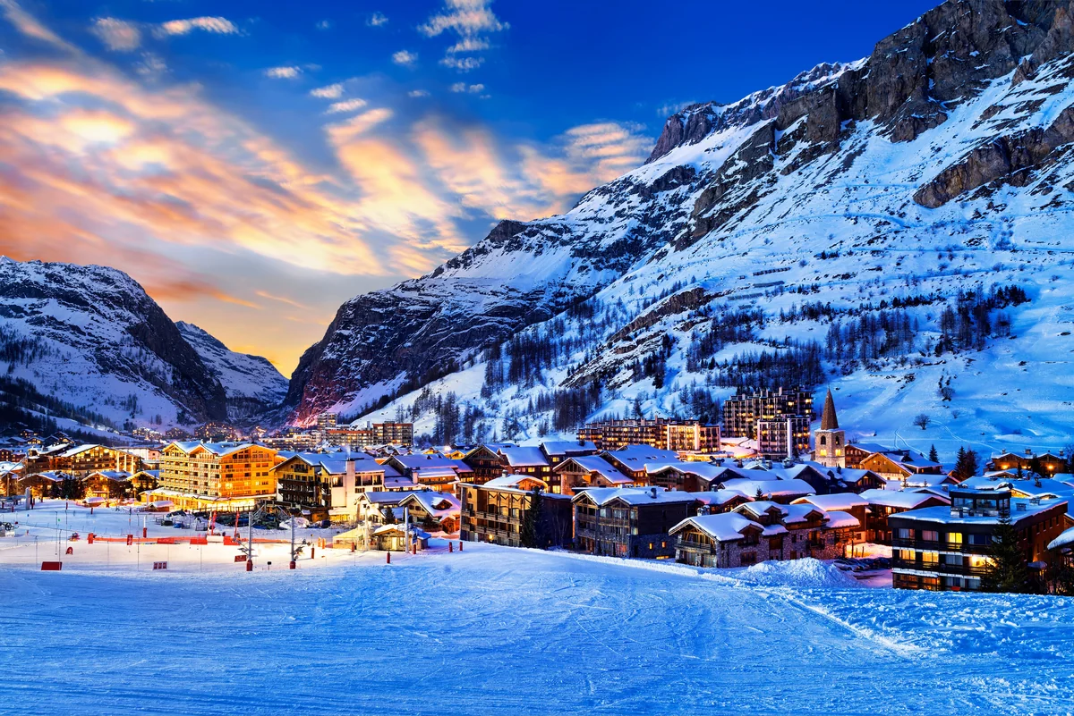 View of Val d'Isère - a perfect place to relax and enjoy your jacuzzi