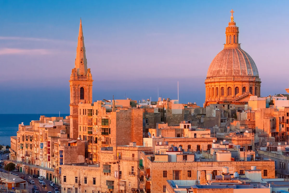 View of Valletta - a perfect place to relax and enjoy your jacuzzi