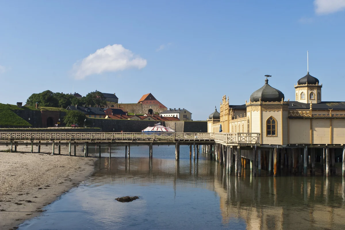 View of Varberg - a perfect place to relax and enjoy your jacuzzi