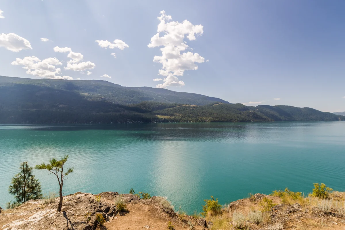 View of Vernon - a perfect place to relax and enjoy your jacuzzi
