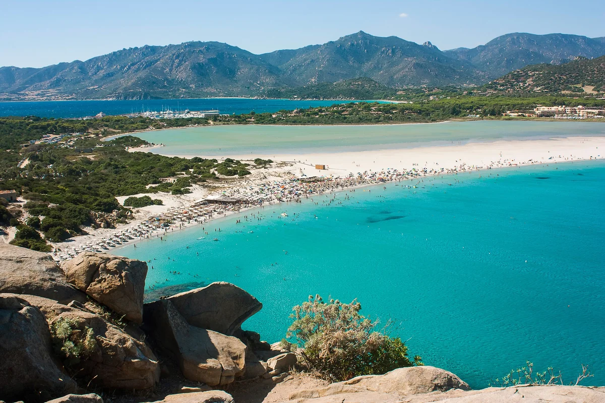 View of Villasimius - a perfect place to relax and enjoy your jacuzzi